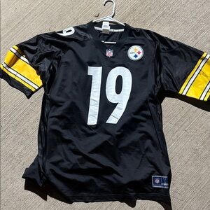 NFL Steelers Pro Line Black and White Jersey